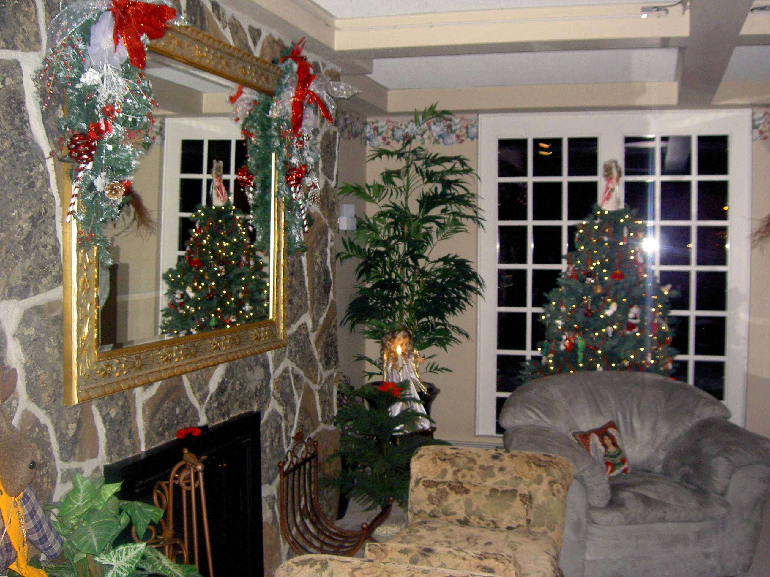 side image of the fire place
